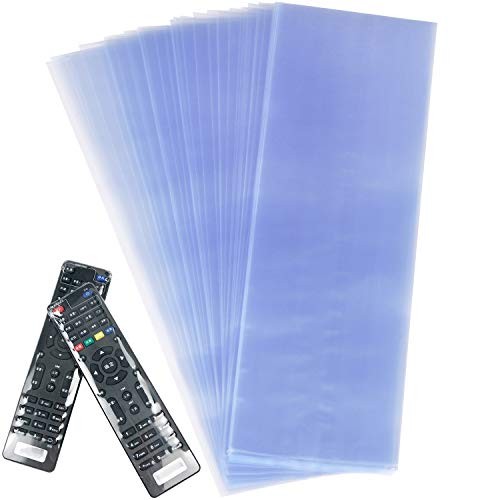 Remote Control Shrink Wrap Bags,3.1x11 Inches 100 Pieces Remote 3.1"x11"