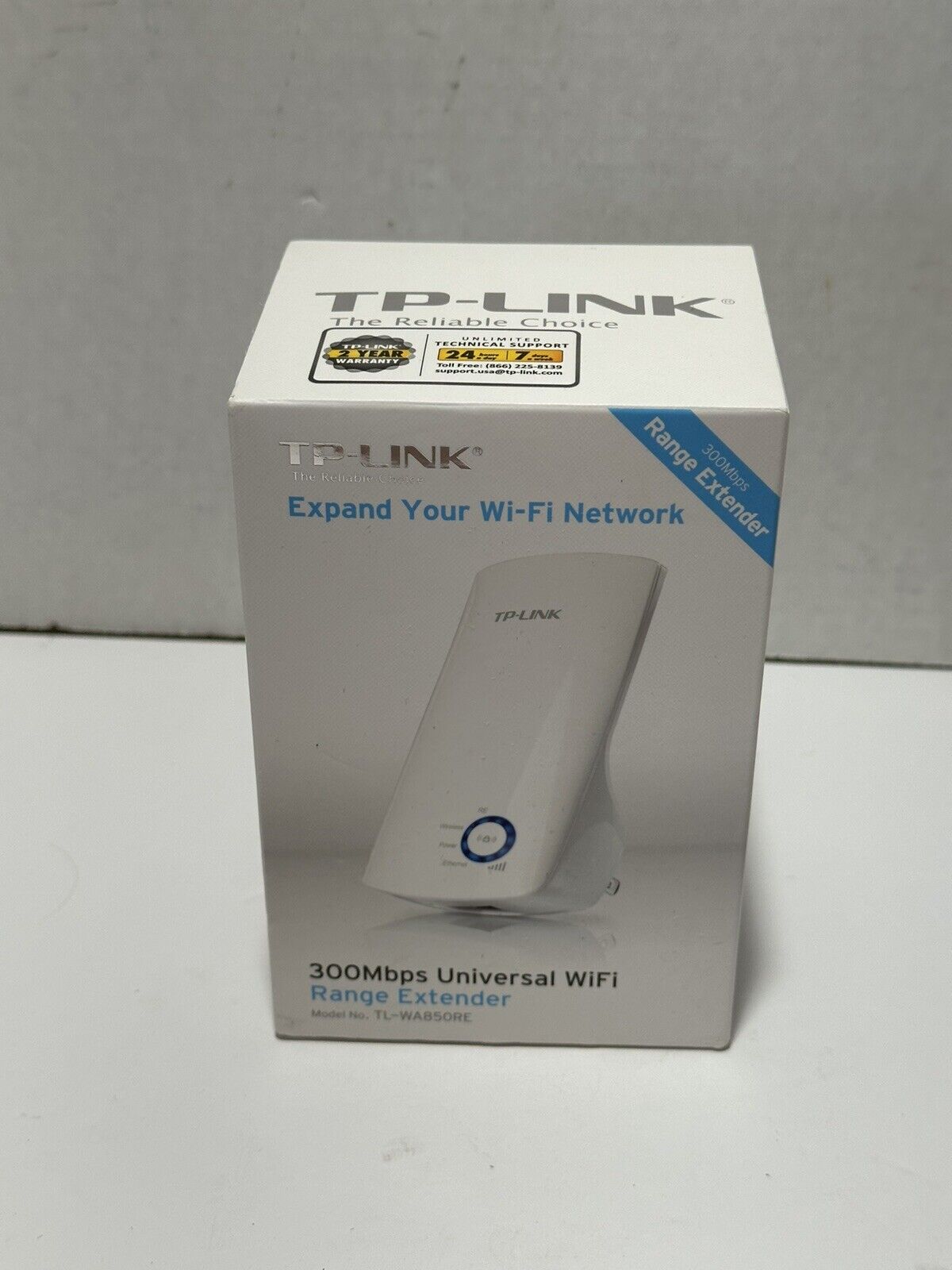 TP-Link TL-WA850RE N300 300Mbps Universal WiFi Range Extender Repeater Booster