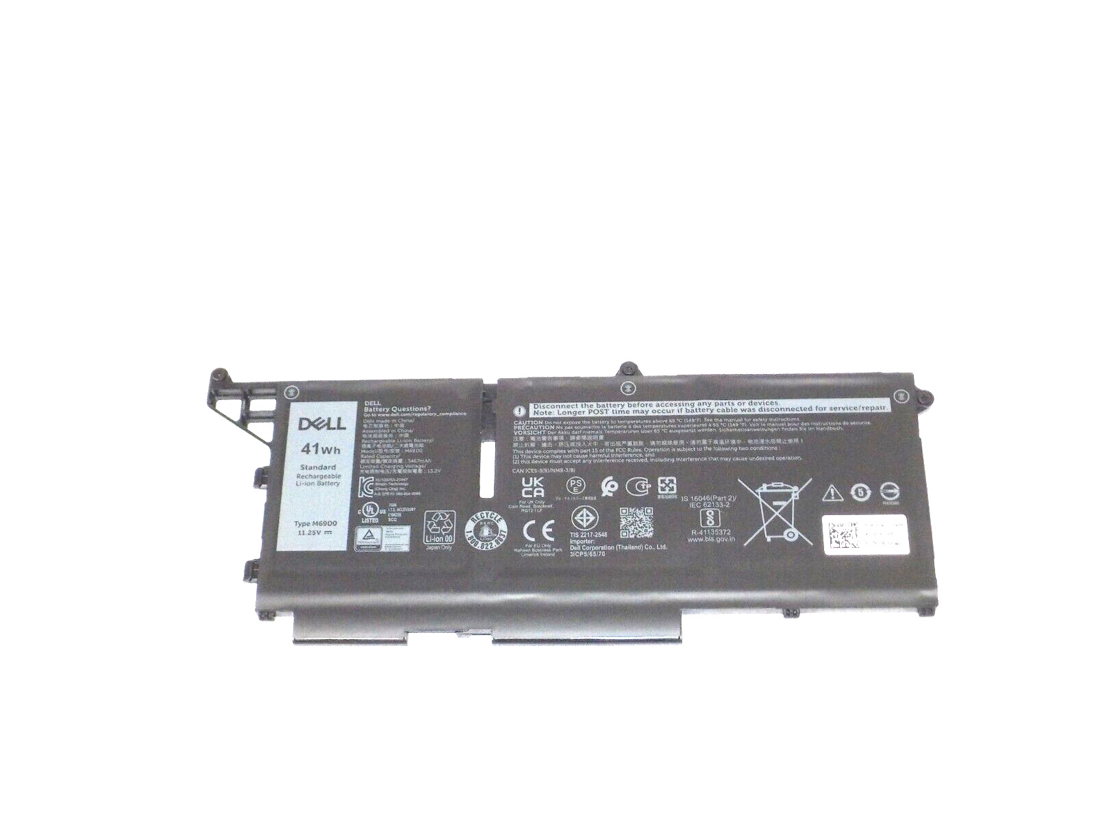 NEW Dell OEM Latitude 5430 5530 7430 7330 7530 41Wh 3-cell Laptop Battery- M69D0