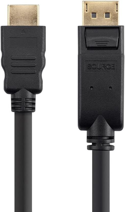 Monoprice Select Series DisplayPort 1.2 to HDTV Cable, 3ft Black