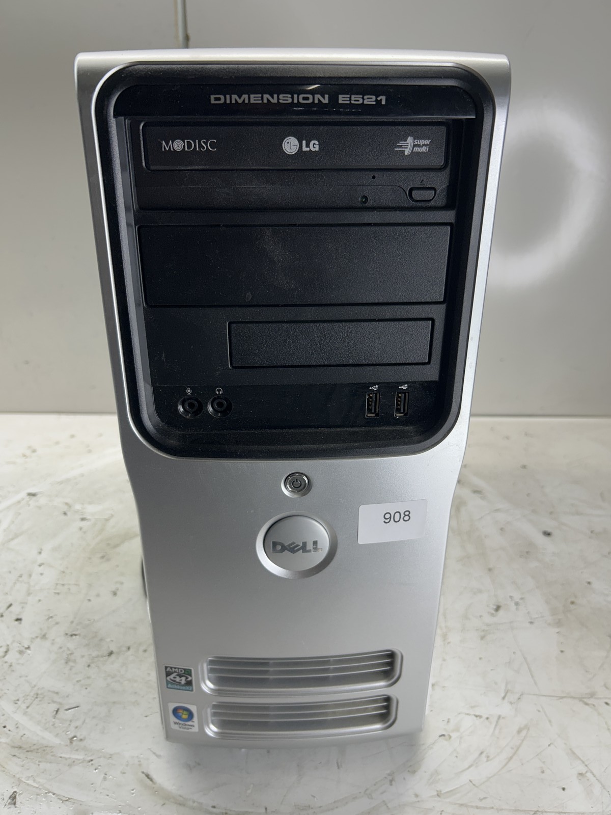 Dell Dimension E521 AMD Athlon 64 X2 Dual Core 3800+ 2.0GHz 2GB NO HDD