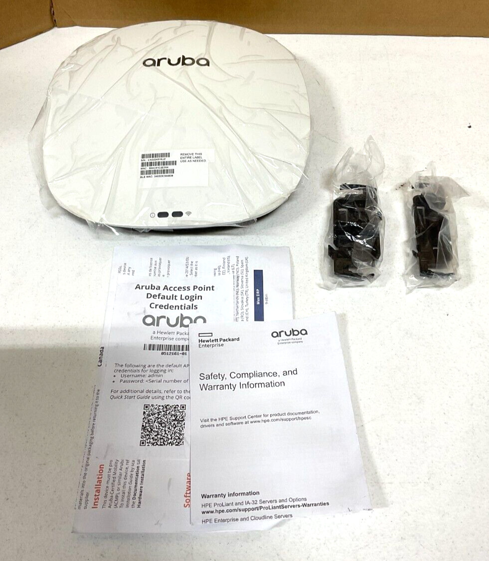 HPE Aruba Networks AP-345 Wireless Access Point JZ033A ✅❤️️✅❤️️ NEW SEALED