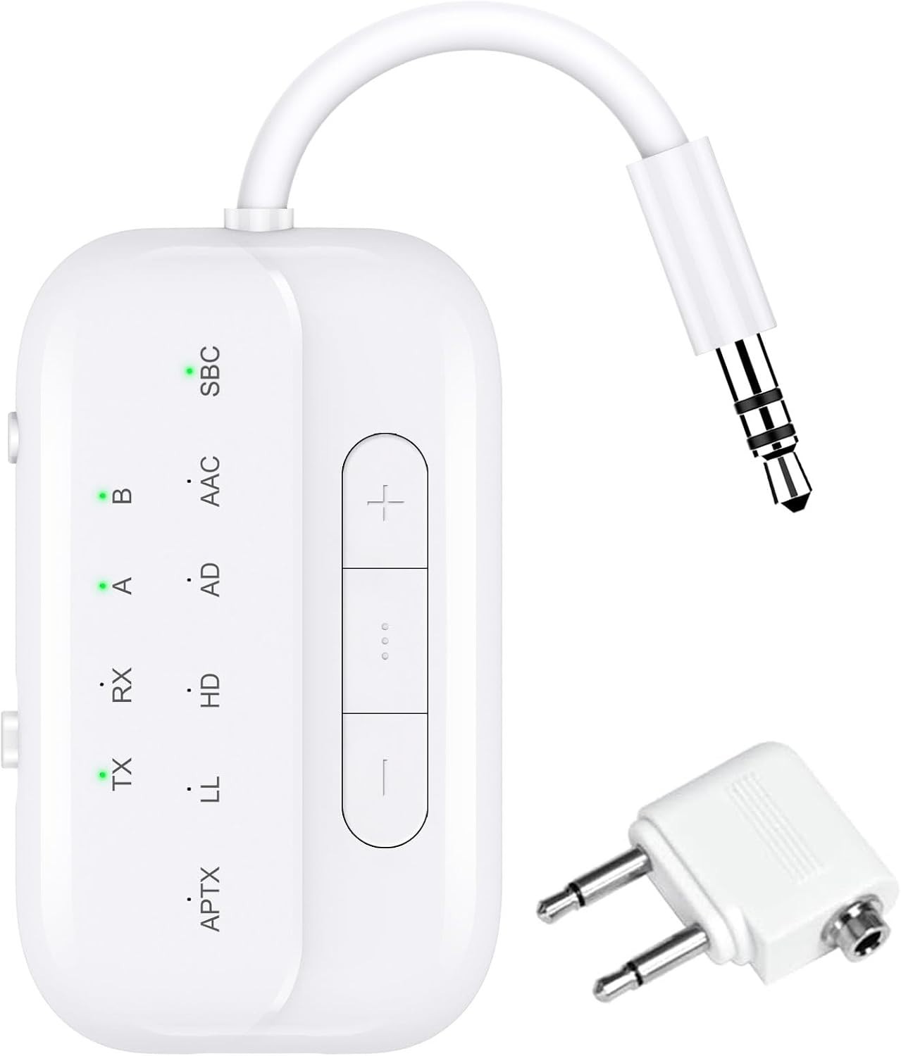 Versatile Bluetooth 5.4 Wireless Transmitter/Receiver with 24-Hour Battery Life