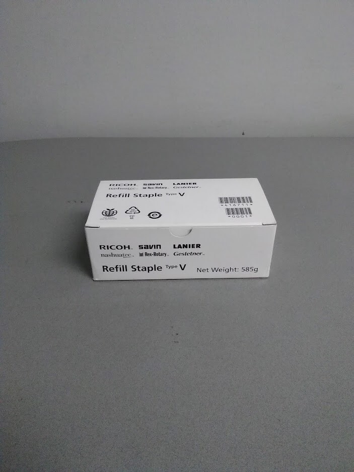 Ricoh 416711 (TYPE V) Staple Cartridge Box of 3 - 5,000 Staples per Cartridge