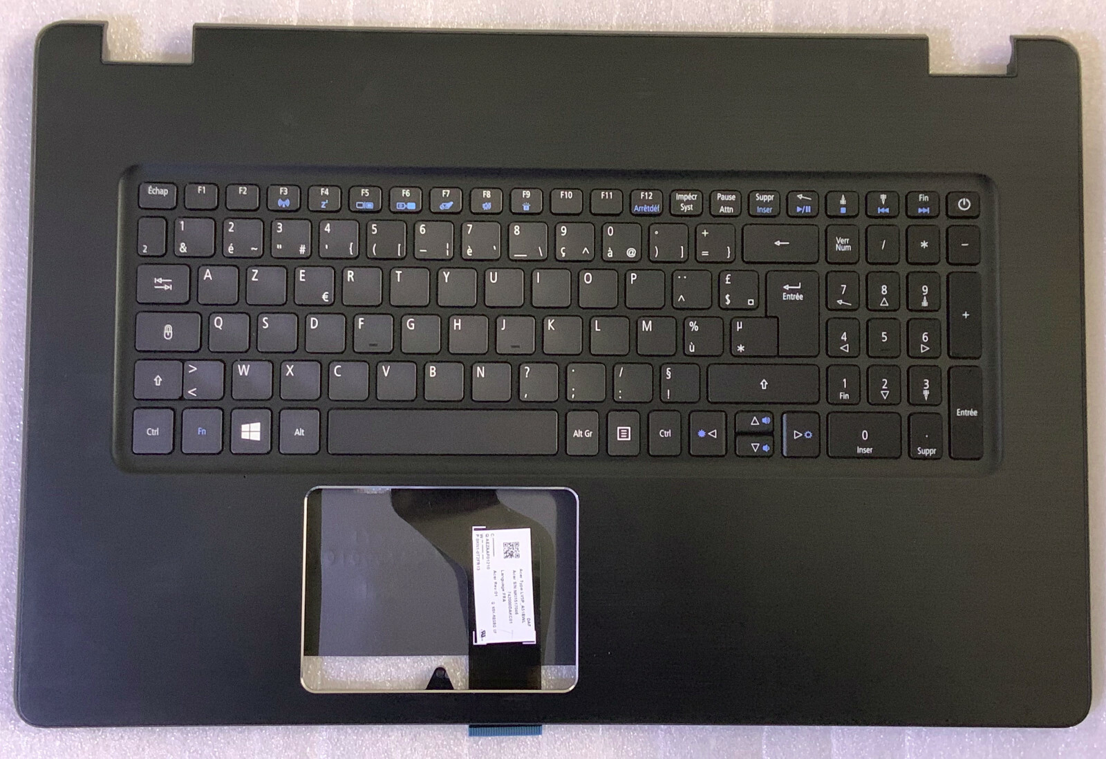Acer Aspire F5-771G French AZERTY Keyboard Backlit Topcase