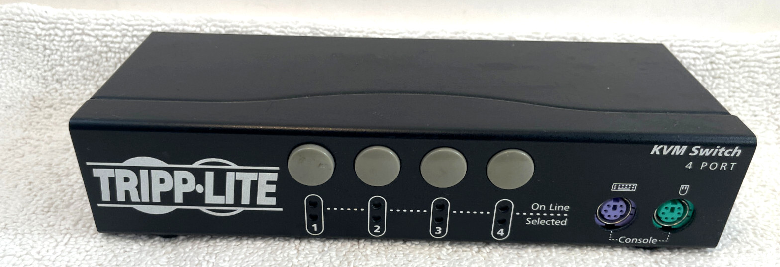 Tripp Lite Model CS 84 4-Ports External KVM Switch PS/2