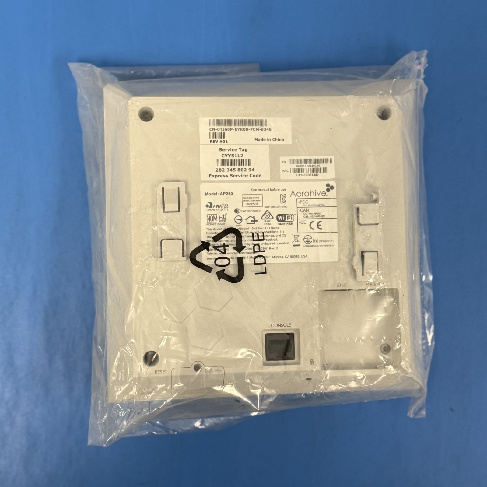 Aerohive AP250 Enterprise Wireless Access Point Wifi