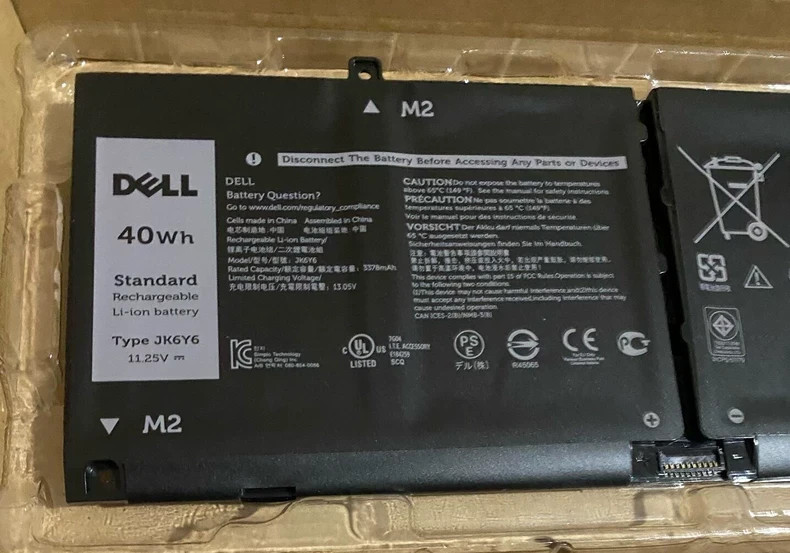 Genuine NEW JK6Y6 Battery For Dell Inspiron 5301 5401 5402 5408 5501 5502 5508