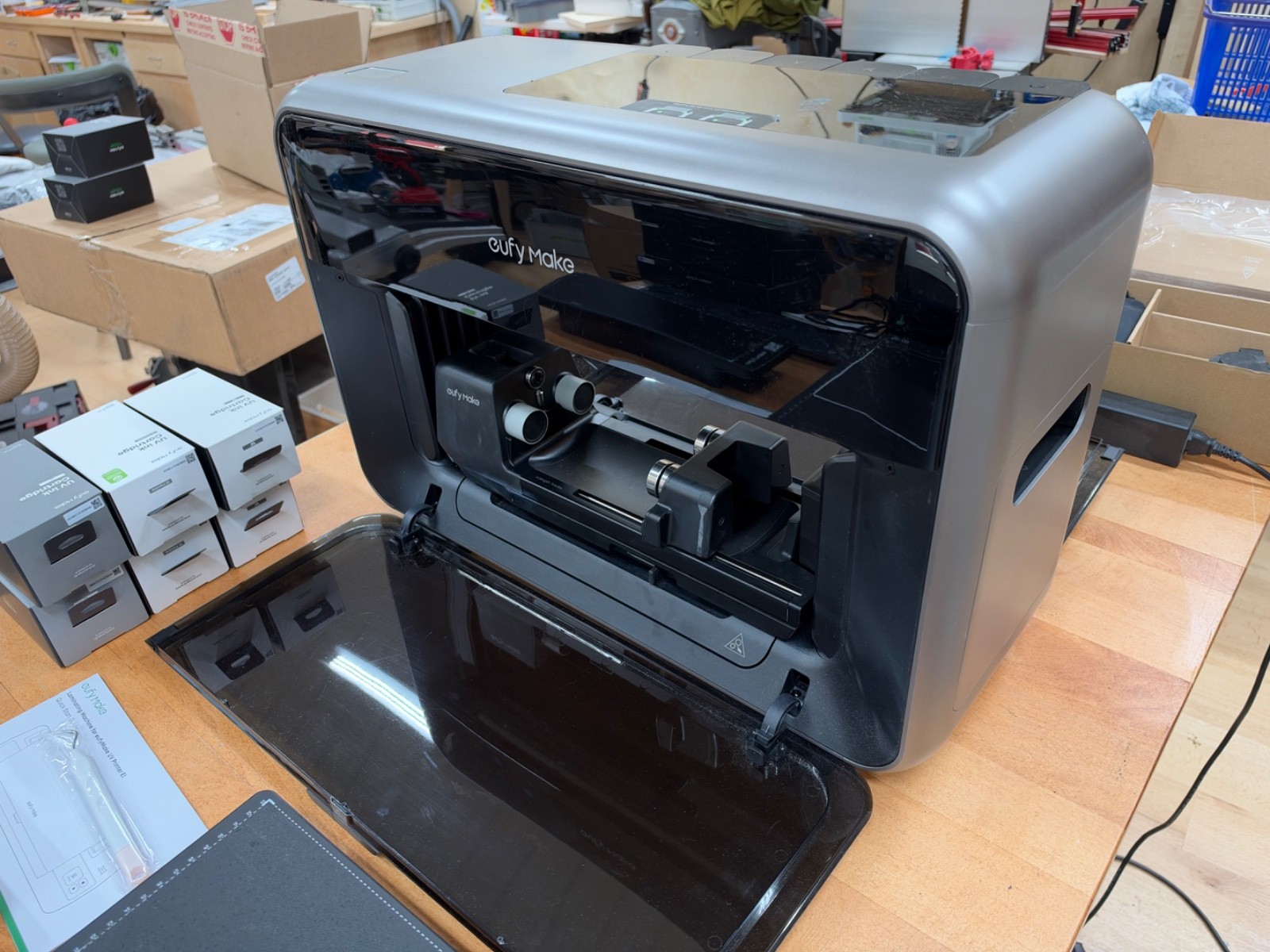 eufyMake E1 UV DTF Printer, Color  Desktop Printer USED incl. Rotary, Laminator