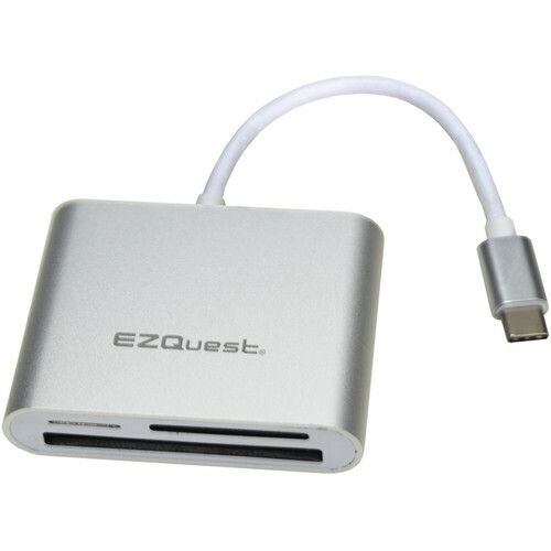 New EZQuest USB Type-C Card Reader  Supports CF, SD, & microSD Cards