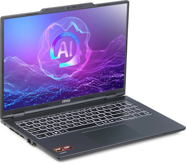 MSI Venture A16 AI A2HM PC Laptop - Solid Gray