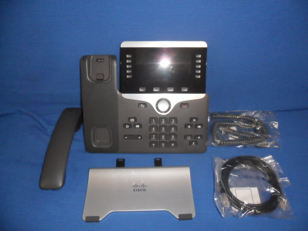 Cisco CP-8841-K9 IP Phone - Tested - Warranty - New Cords - Great Condition