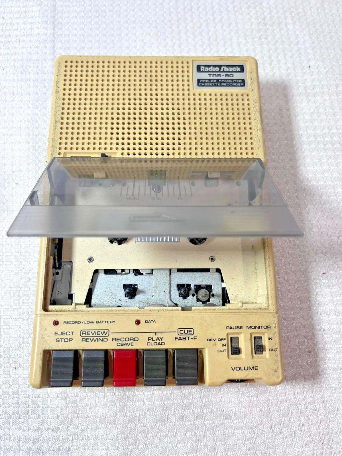 RadioShack TRS-80 CCR-82 Computer Cassette Recorder 26-1209 Vintage Untested