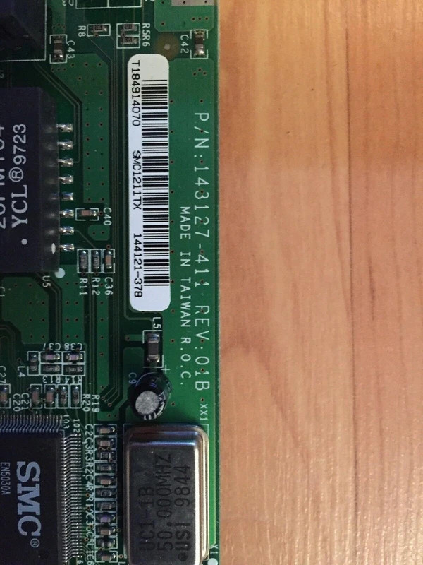 143127-411 compaq hewlett packard hp smc standard microsystems corporation pci