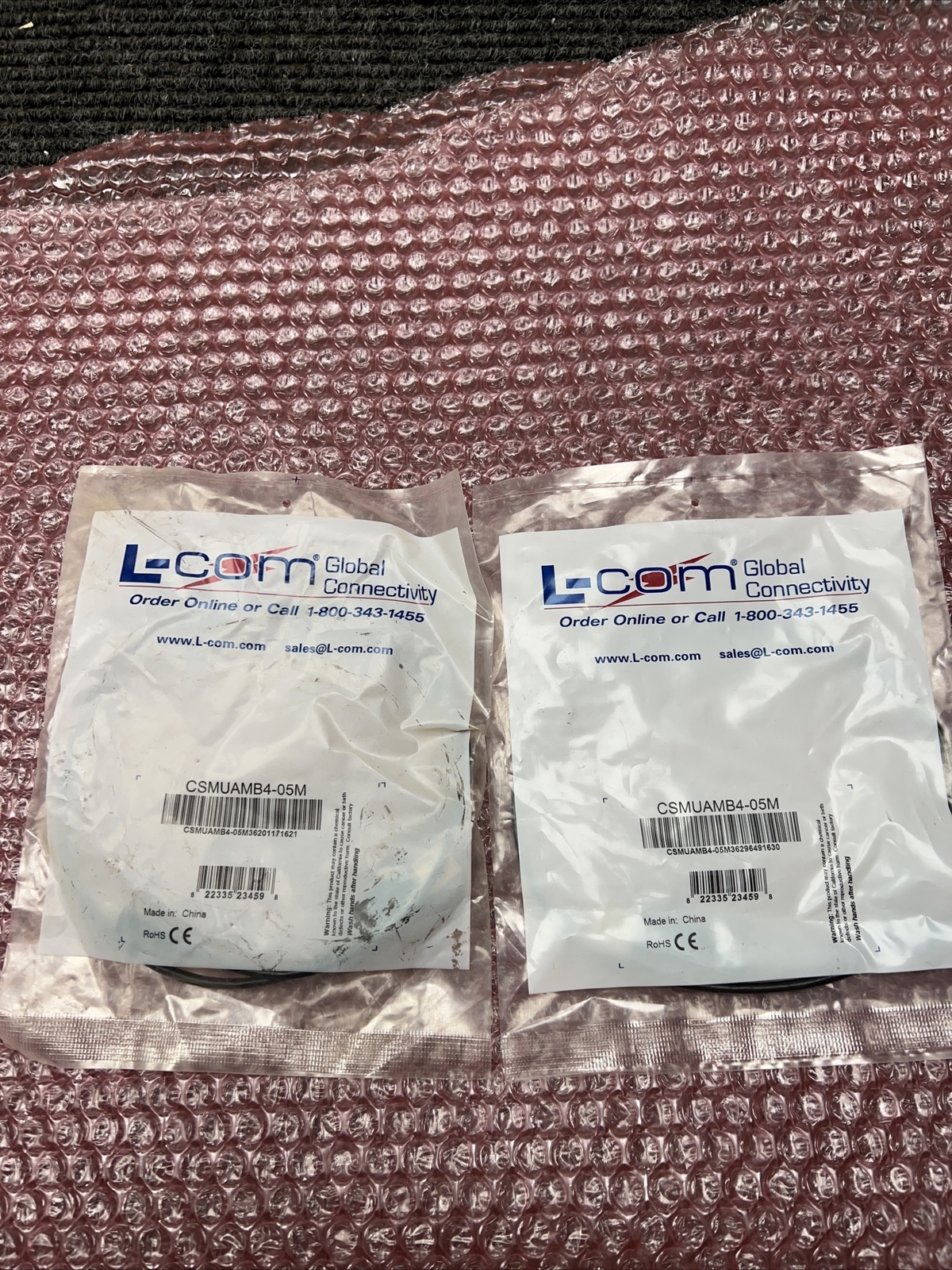 2 L-Com CSMUAMB4-05M Premium USB Cable Type A