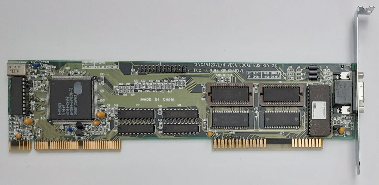 QDI CLVGA542XVL/H VLB Graphics Card (CL-GD5429, 2MB, Retro, 1994)