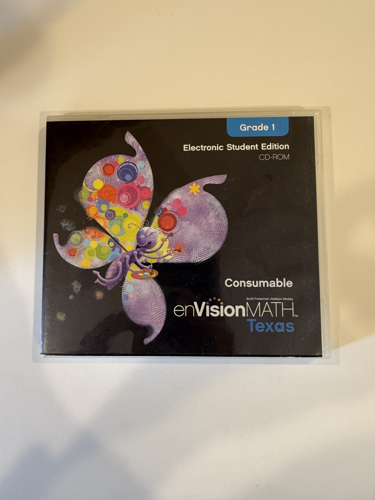 enVision Math Texas Grade 1 Electronic Student Edition Textbook PC Software CD