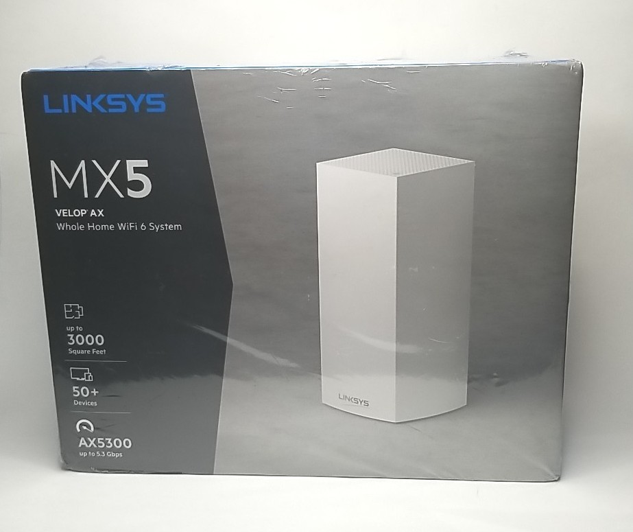 LINKSYS MX5 Velop AX AX5300 Whole Home Wi-Fi 6 System SEALED, READ 