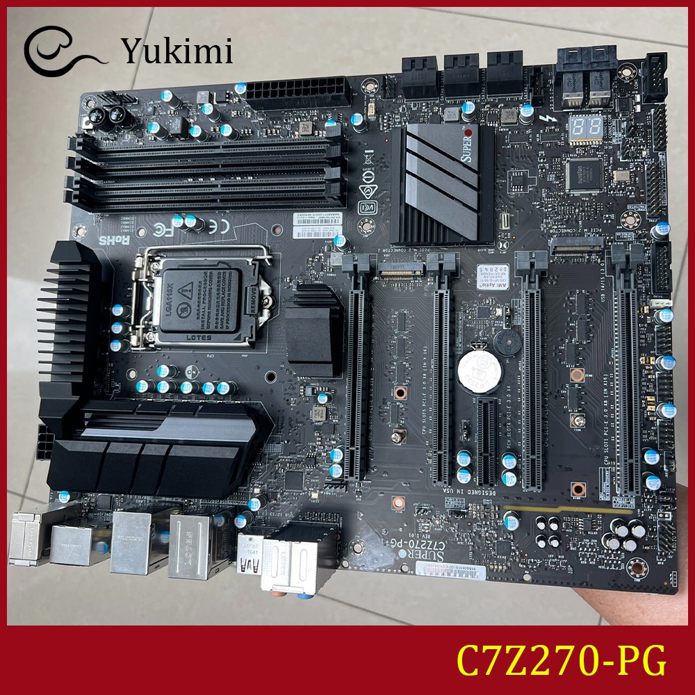 FOR Supermicro C7Z270-PG DDR4*4 LGA 1151 64GB HDMI TPM Display Port Ｍotherboard
