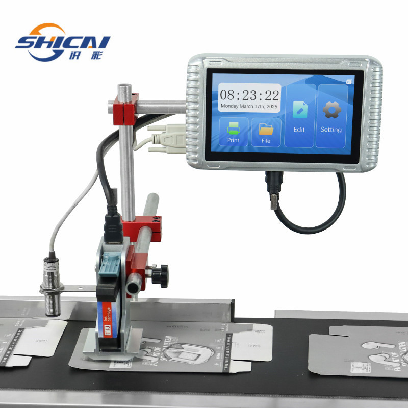 12.7mm Date Logo Qr Code Number Tij Online Inkjet Printer