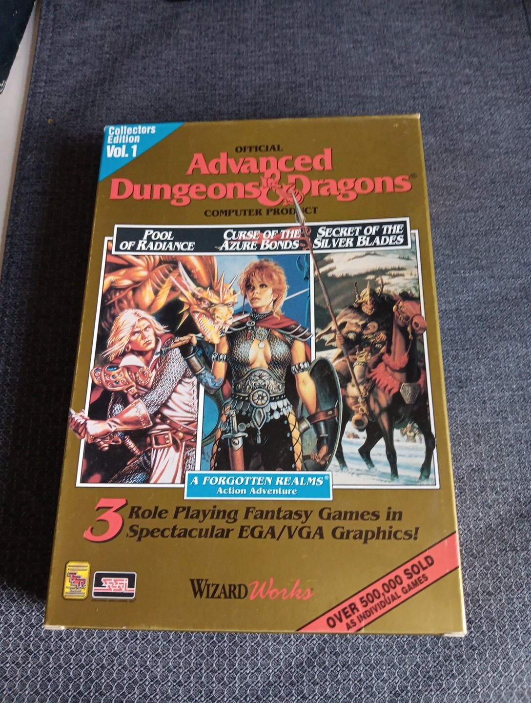 *Box Only Advanced Dungeons & Dragons- Collectors Editions SSI Box Only*