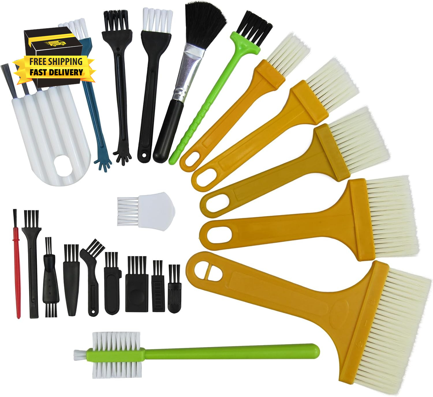 Small Cleaning Brush,Electronics Brush for Cleaning Computer Keyboards,Laptop,Se