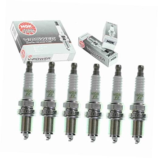 6 pc NGK V-Power Spark Plugs compatible with Toyota 4Runner 3.0L V6 1989-95