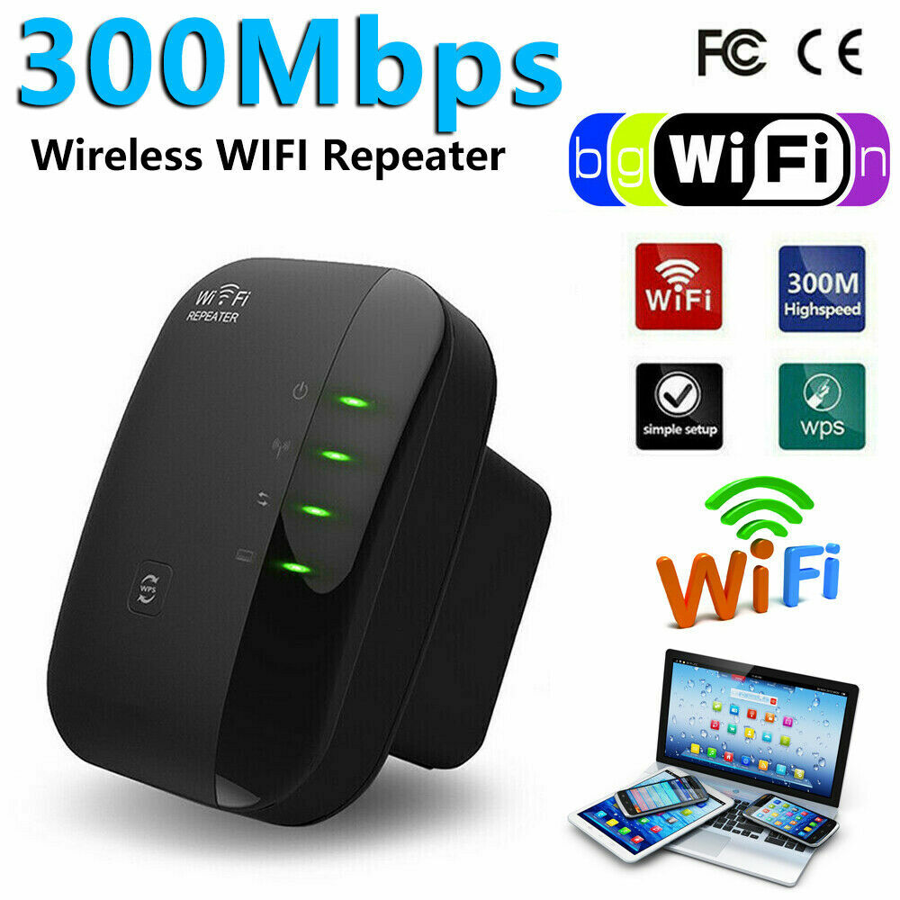 Wifi Extender Range Signal Booster Wireless WIFI Network Repeater 300Mbps