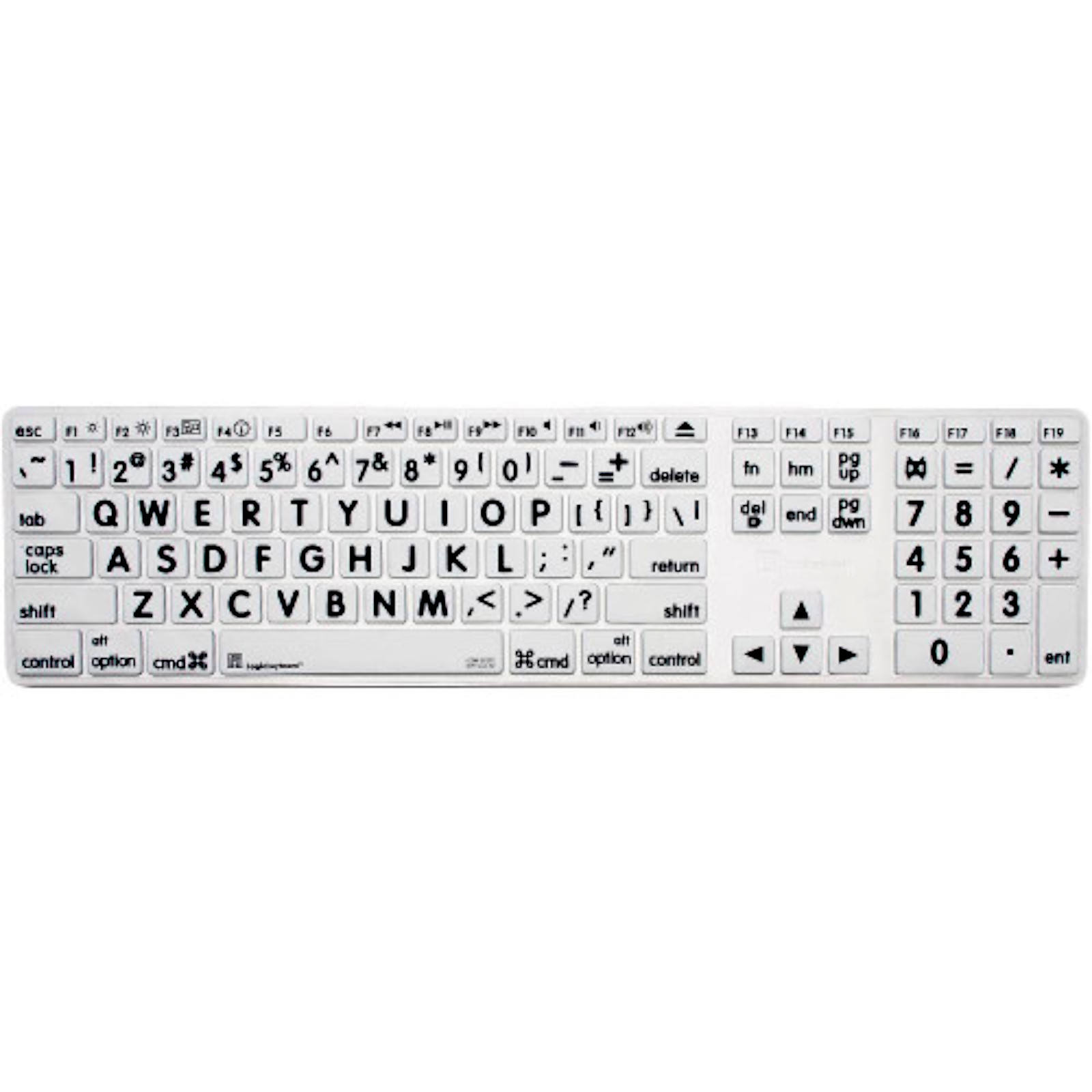Logickeyboard XLPrint Apple Advance Keyboard with Large Print