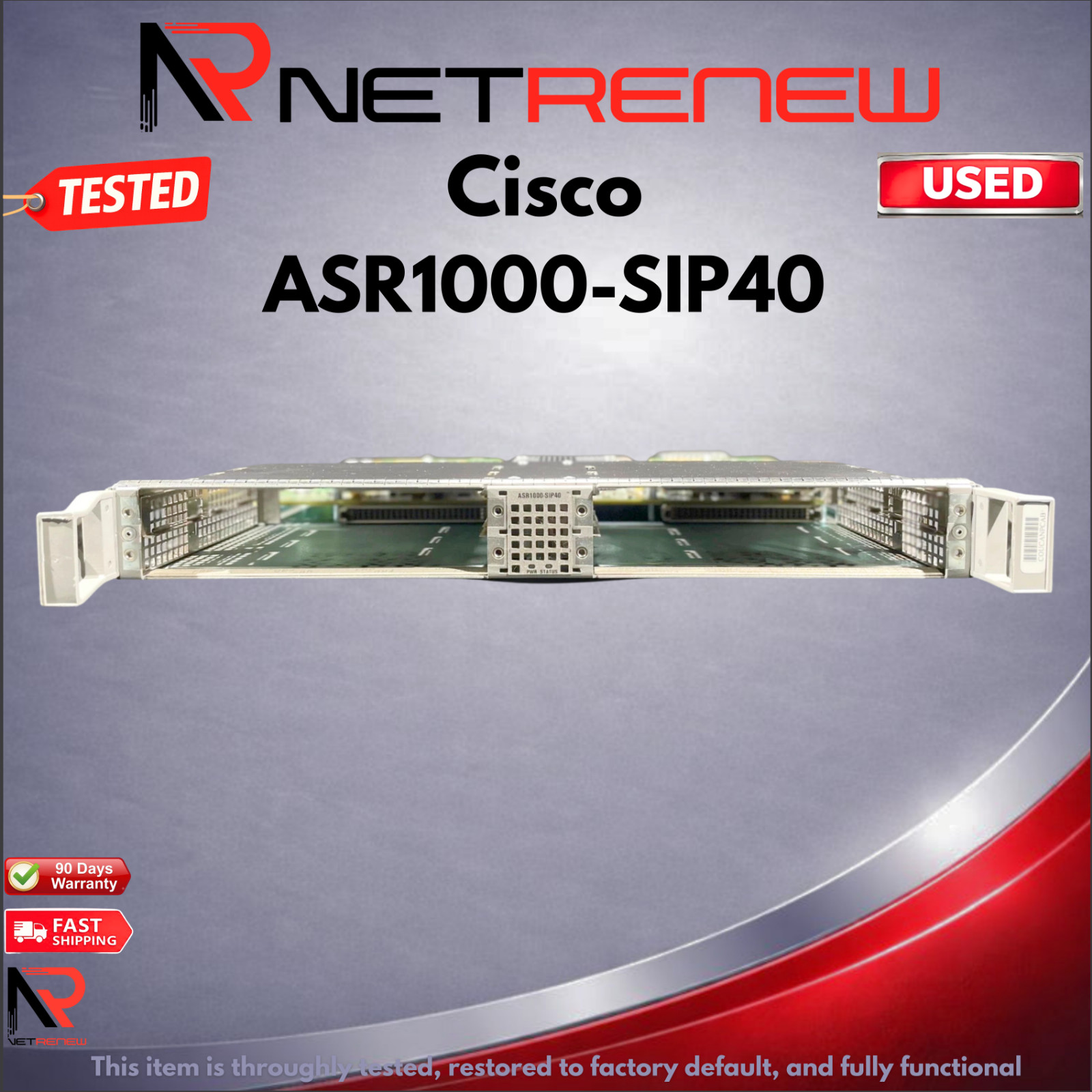 Cisco ASR1000-SIP40 40G SPA Interface Processor