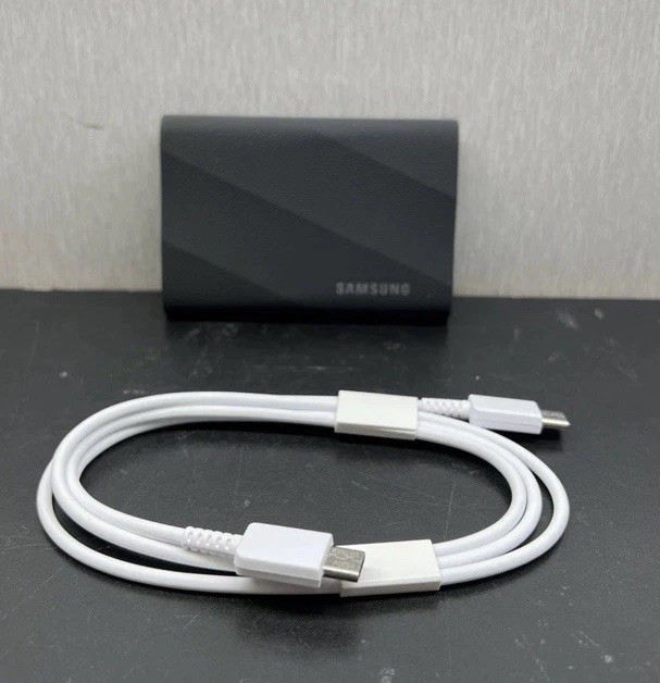 Samsung T9 1TB USB-A Portable External SSD - Black (MU-PG1T0B/AM) New No Box