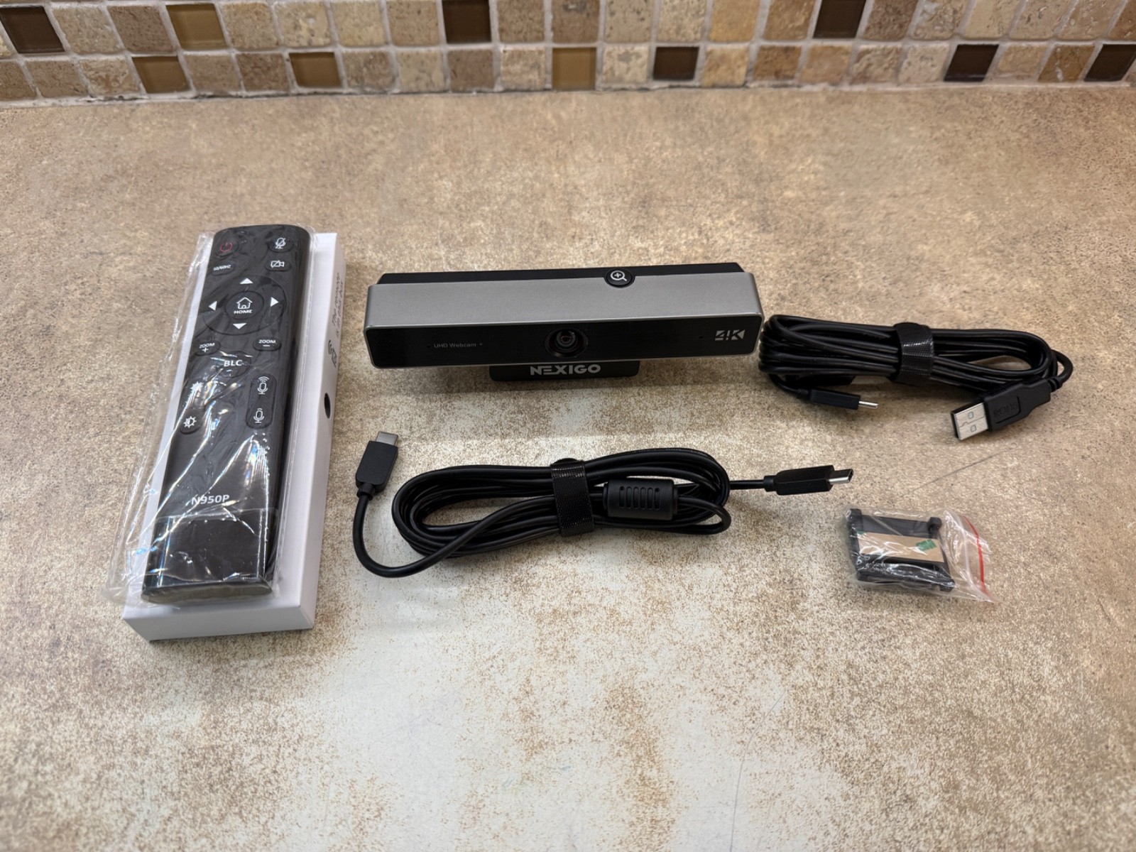 NexiGo Share Zoom Certified N970P 4K Webcam with Remote Control