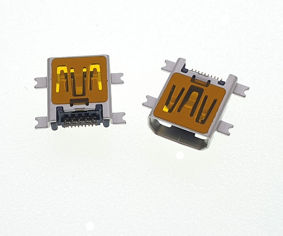 2x Philips 10P Mini-AB USB Socket 5P Female SMT Repair Replacement Port #G