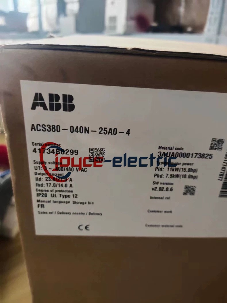 1PCS ABB ACS380-040N-25A0-4 frequency converter new via FedEx or DHL