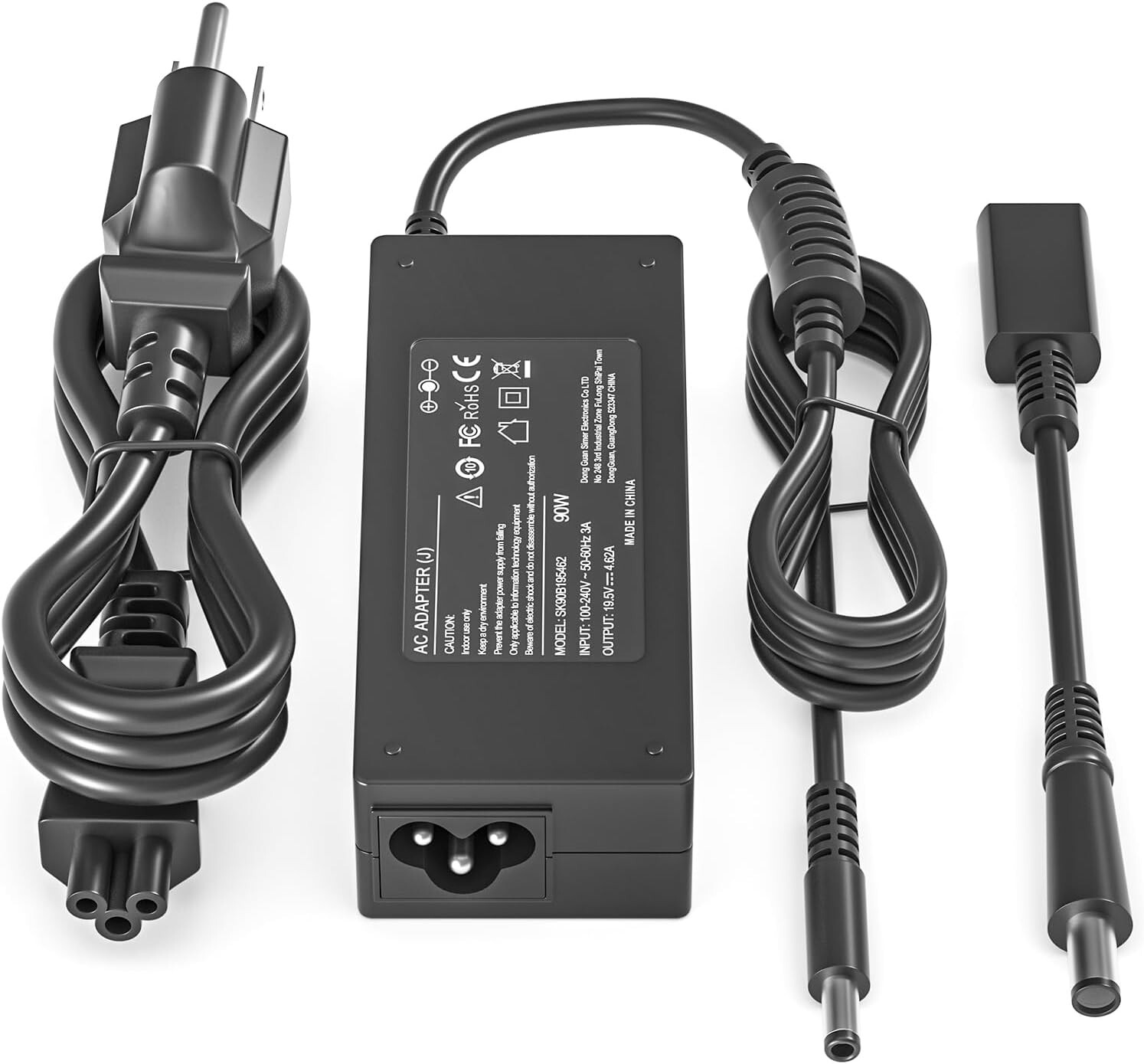 90W 19.5V AC Adapter for Dell Inspiron 3064 3263 3264 3265 3464 AIO 5400 7700