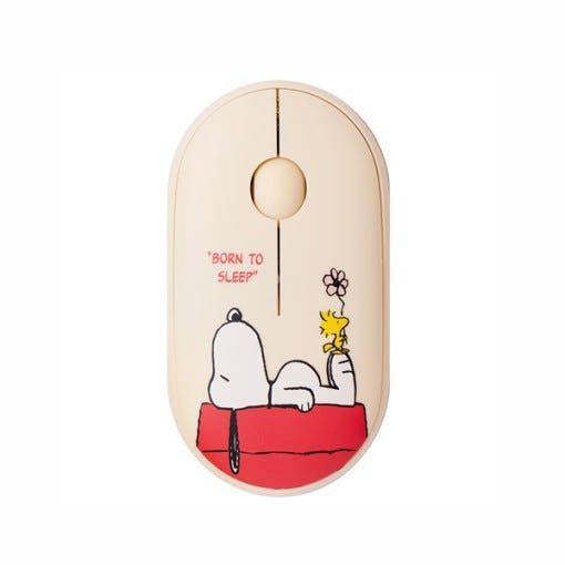 Royche Peanuts Snoopy Wireless Silent Mouse + Free Mouse Pad
