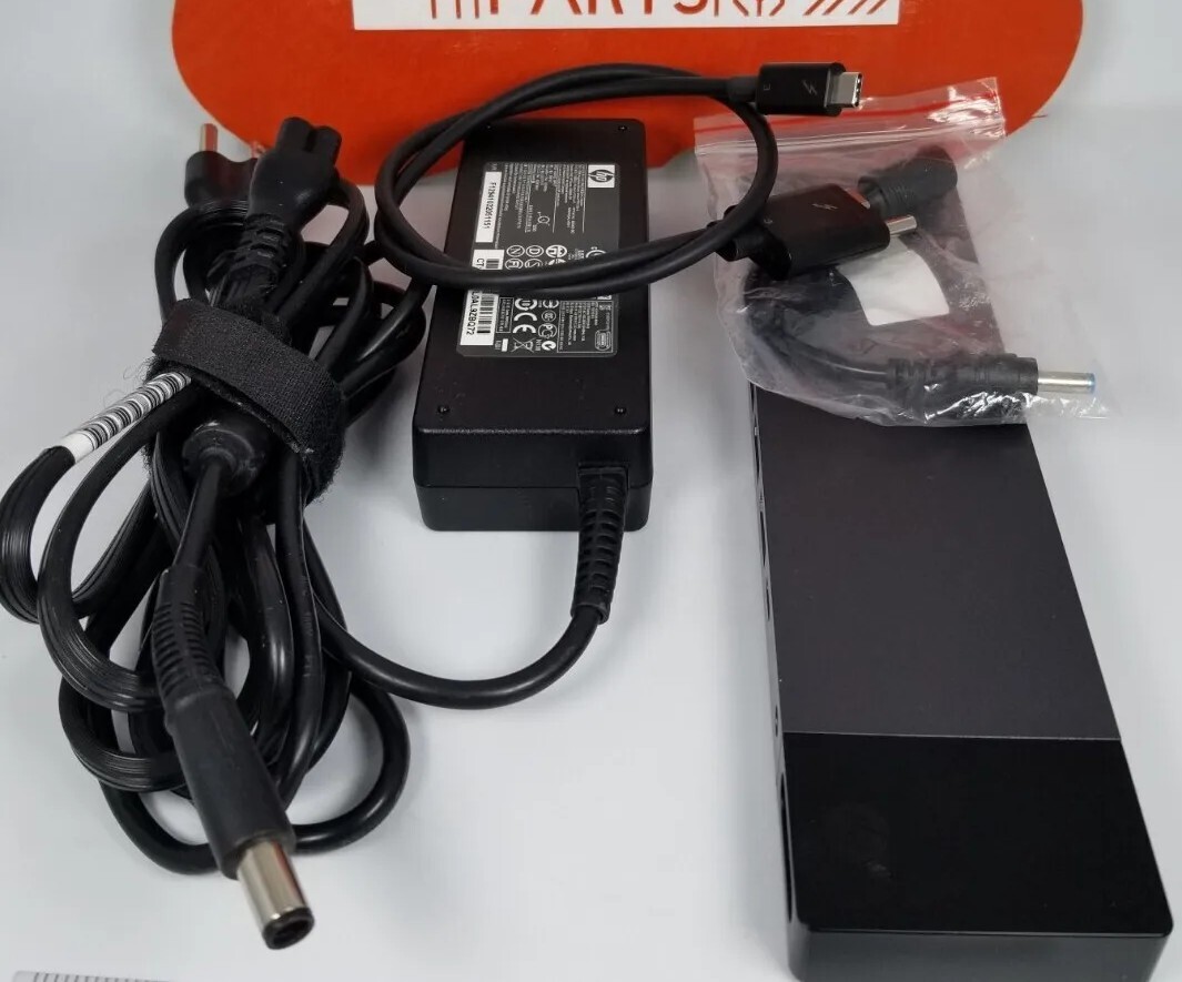 HP Elite Zbook Thunderbolt 3 Dock Station Cable 90W Charger & Adapters