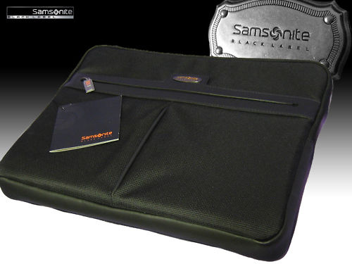 SAMSONITE Black LABEL OPTO Exclusive Executive LAPTOP SLEEVE Case Black 17" NEW