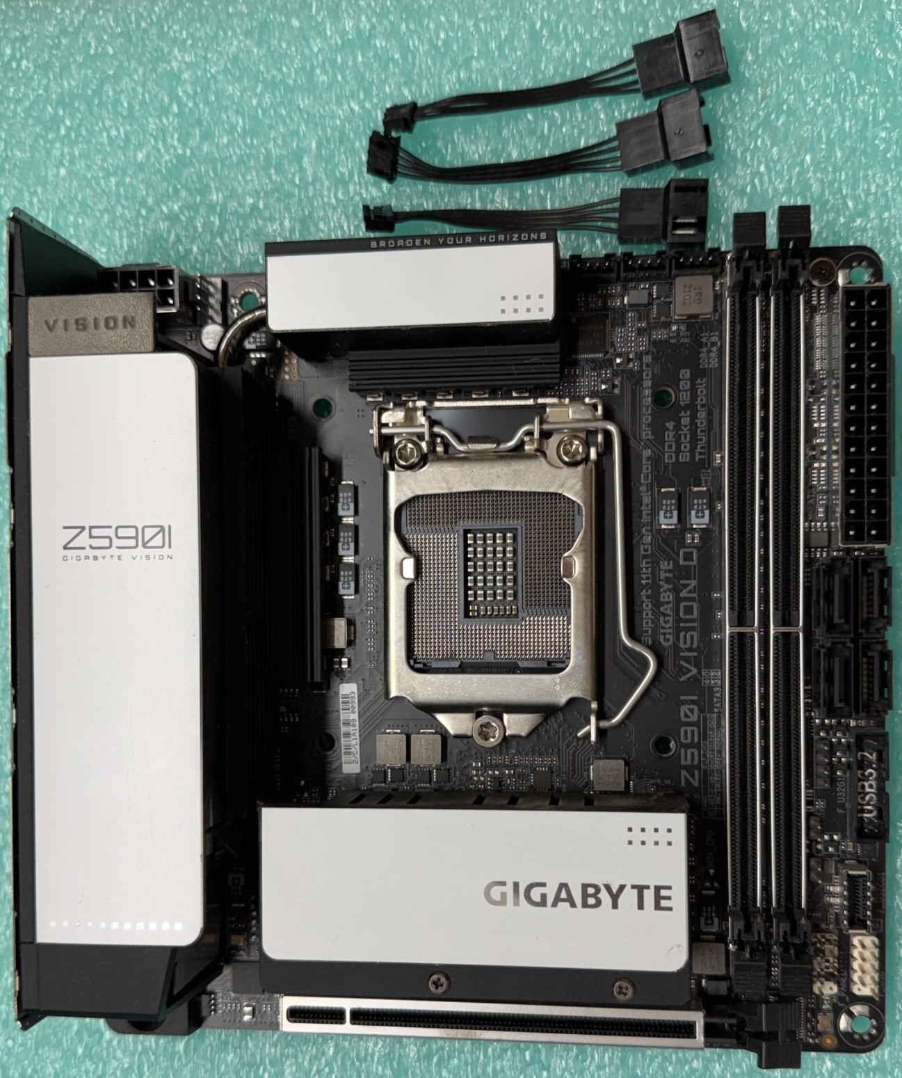 GIGABYTE Z590I VISION D Intel LGA 1200 DDR4 Mini-ITX Motherboard