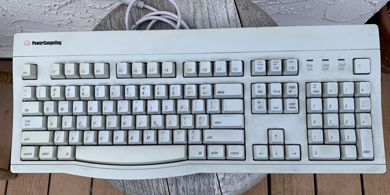 Vintage Power Computing ADB Macintosh Compatible Keyboard; Tested Working