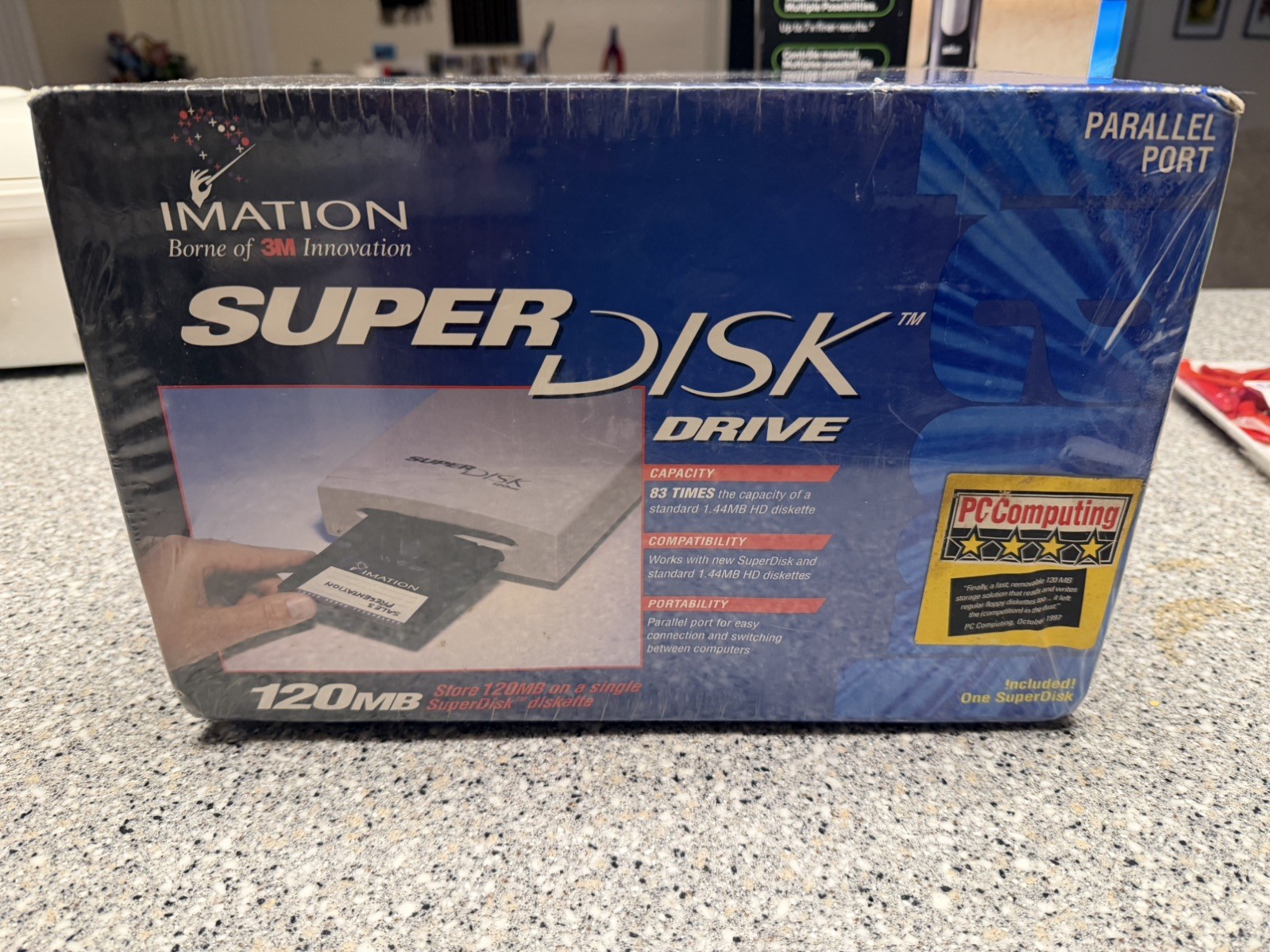 Imation Super Disk™ 120MB Drive Parallel Port for Windows /Read