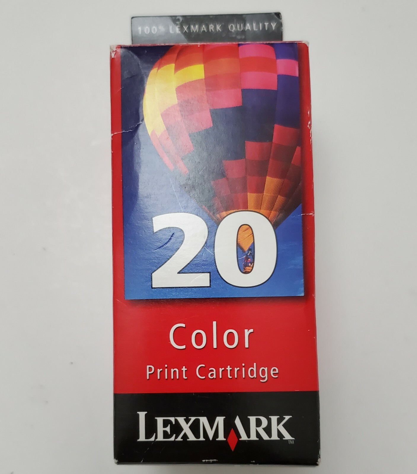 NEW LEXMARK COLOR 20 INK CARTRIDGE. STILL IN  FACTORY SEALED WRAPPER 