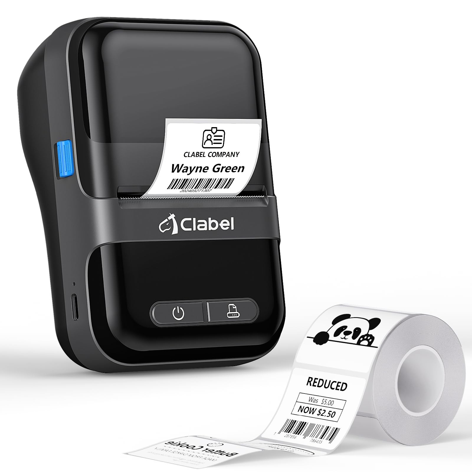 Bluetooth Mini Label Maker  2Inch Portable Thermal Barcode Printer for