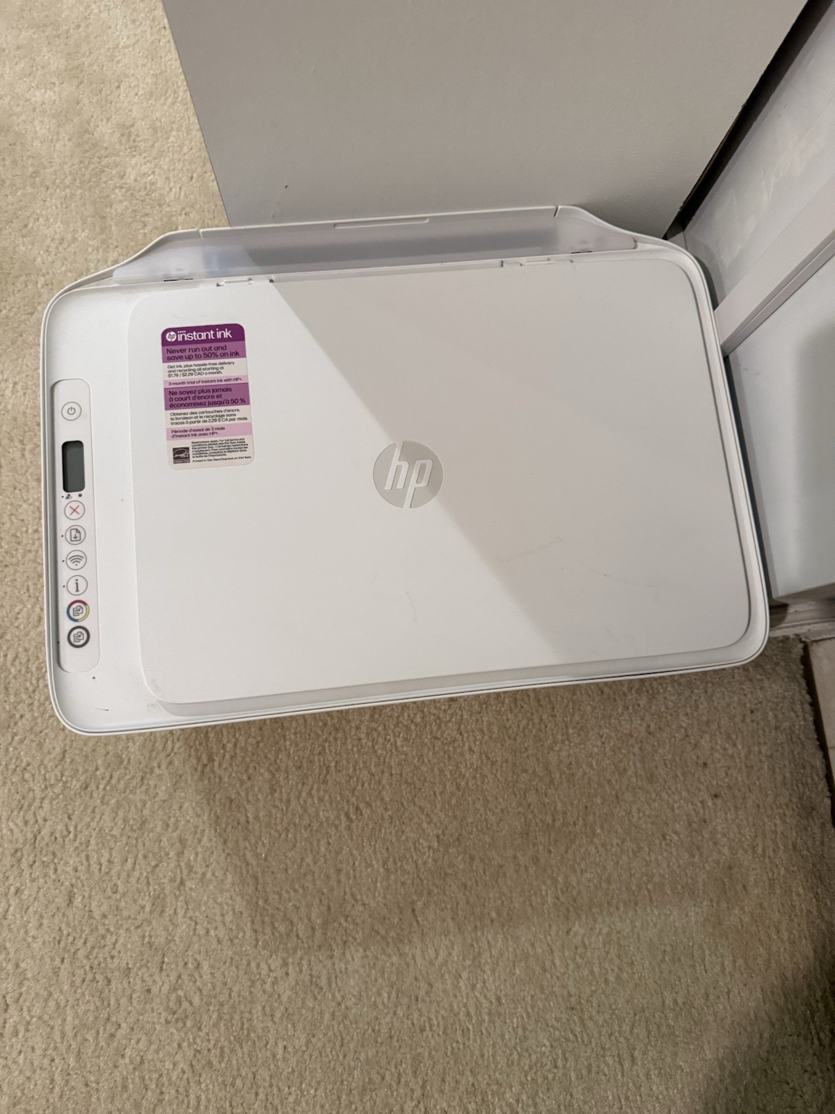 HP DeskJet 2827e Wireless All-in-One Printer – Untested Ink