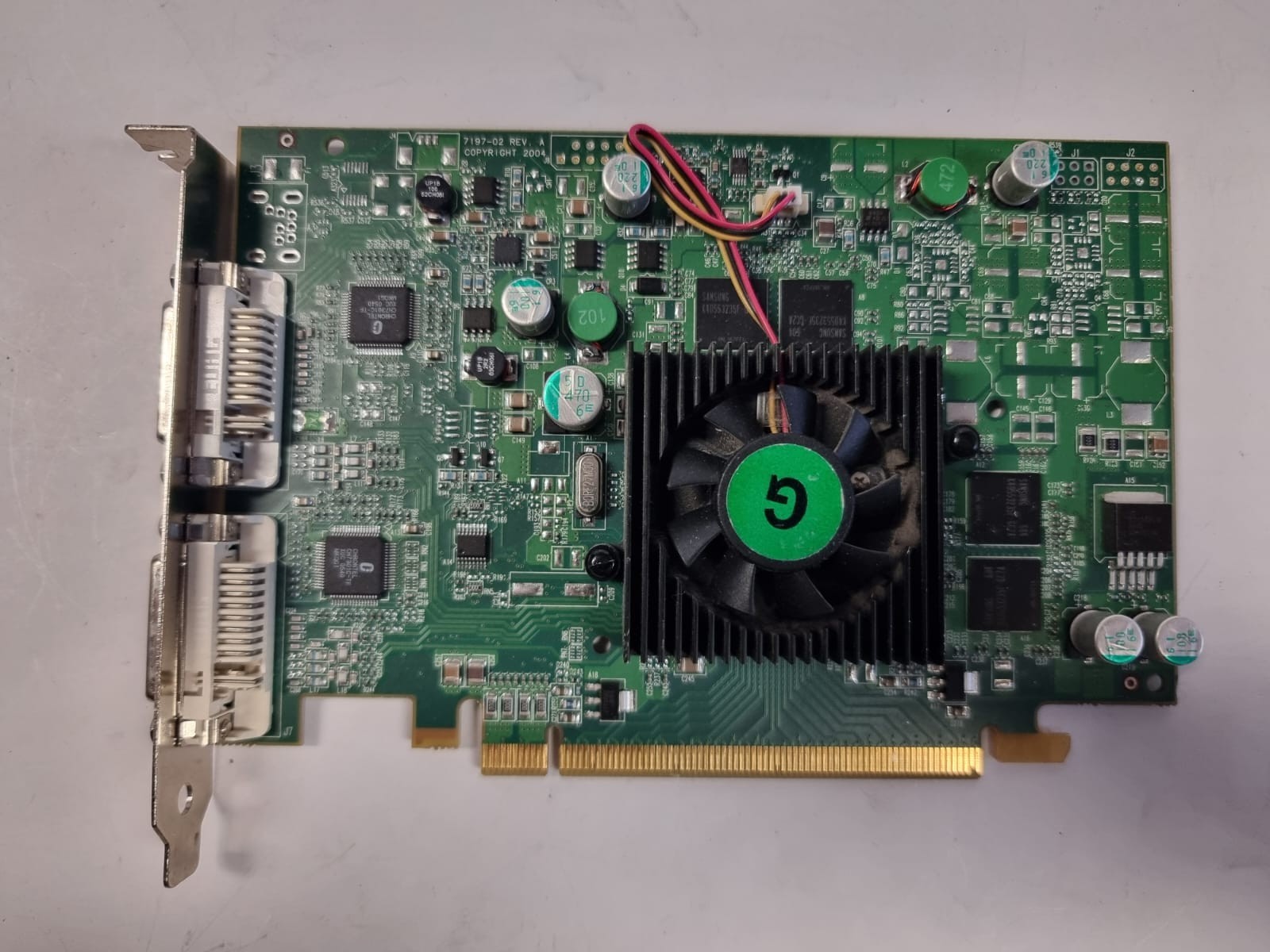 MATROX 7197-02 Rev.A P650 PCIe graphics card