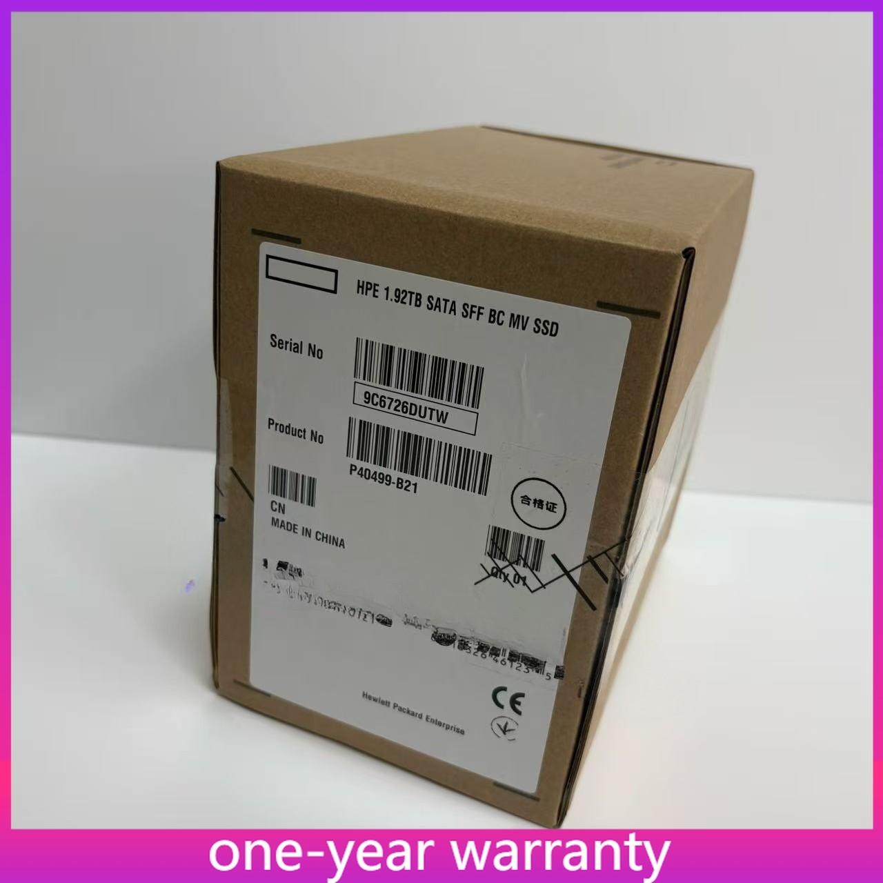 HPE P40499-B21 1.92TB SATA P41524-001 6Gb 2.5" RI Gen10 Plus V2 GEN11 Server SSD