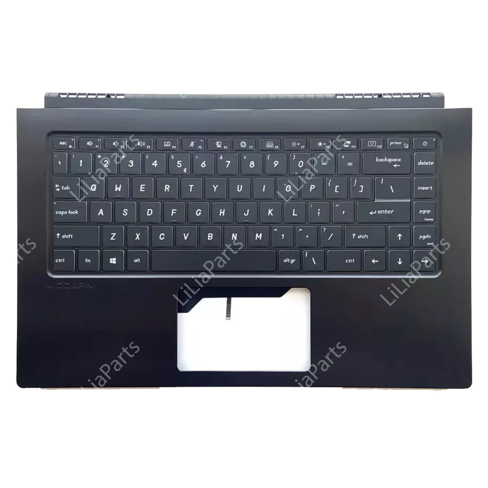 For MSI Modern 15 MS-155L 15.6" Palmrest US Keyboard Cover blue Top Case Laptop