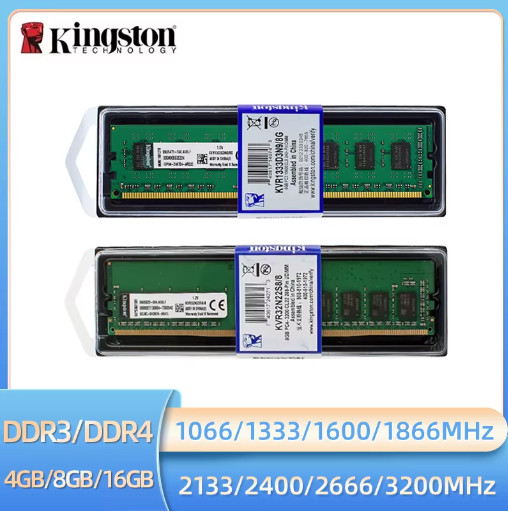 Kingston DDR3 DDR3L DDR4 RAM 4GB 1066 1333 1600MHz PC DIMM