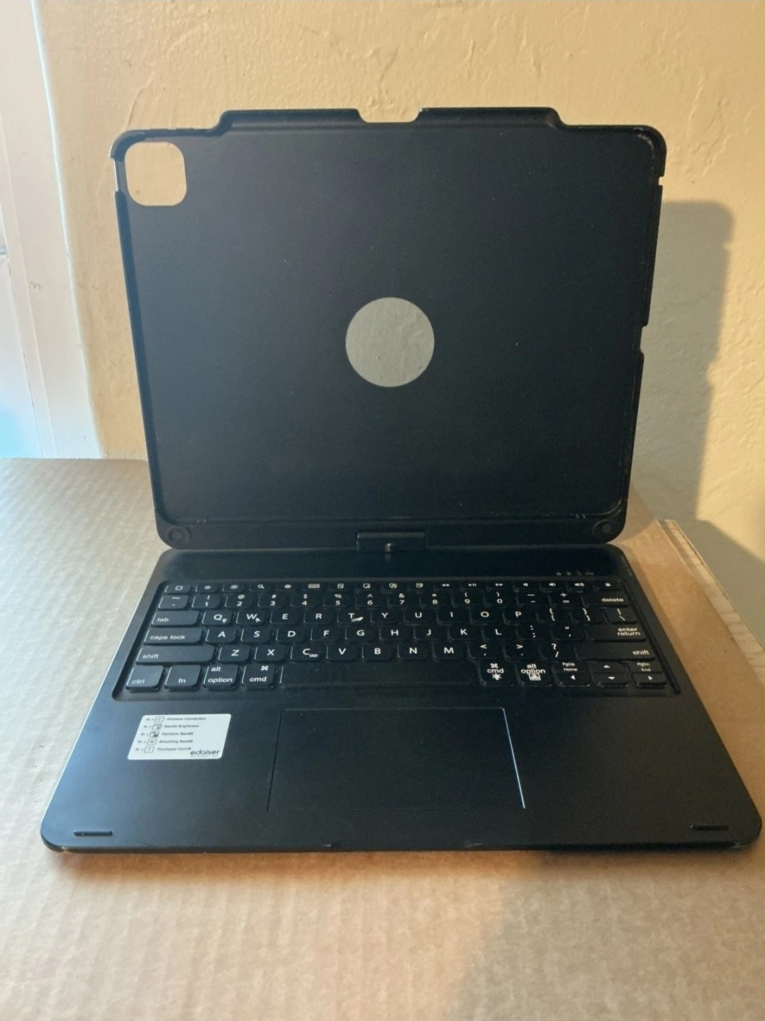 Edaiser Keyboard Case FOR iPad Pro 12.9 M2 2022 360 Swivel Keyboard