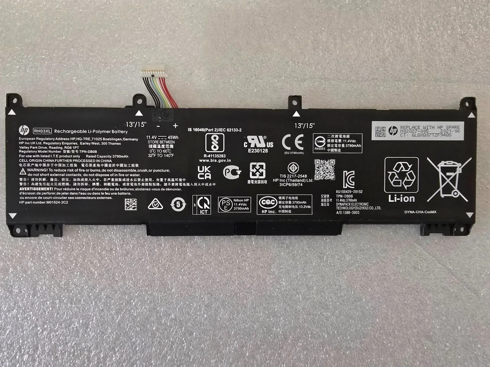 Genuine RH03XL Battery For HP ProBook 630 640 650 430 440 445 450 G8 G9 G10